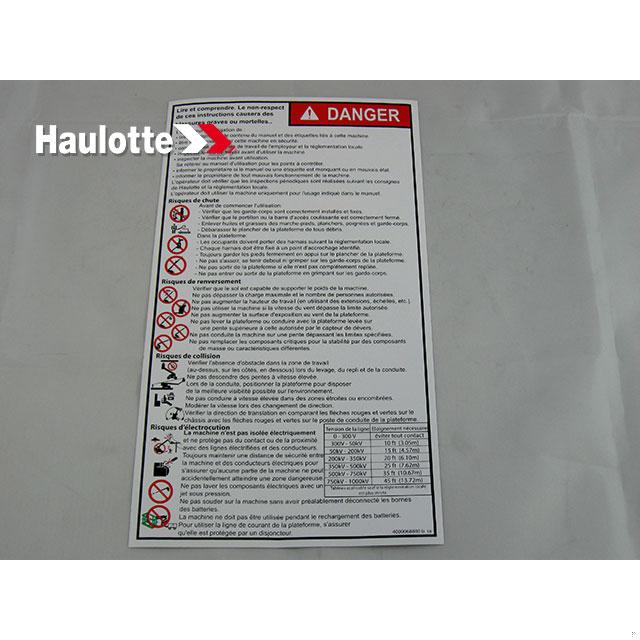 4000068880 Troubleshooting | Genuine Haulotte