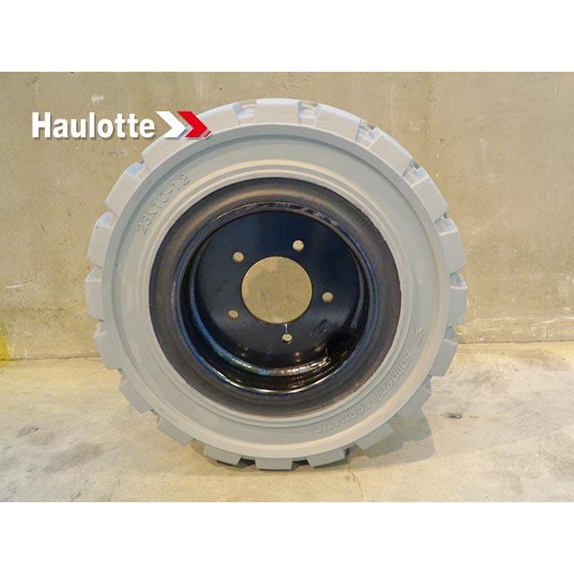 Part Number 4000072800 Wheel Assembly 23X10 12 fits Haulotte
