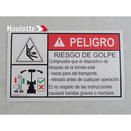 Part Number 4000086510 Body Crushing fits Haulotte