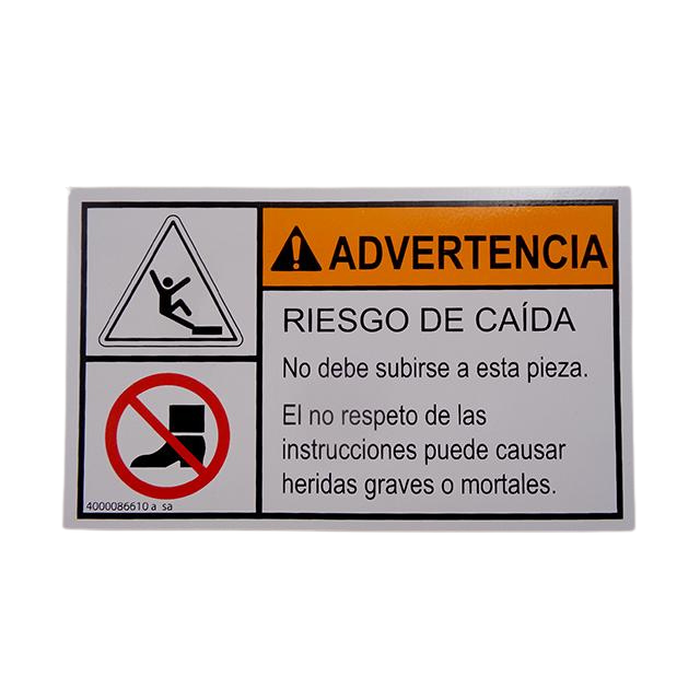 4000086610 Feet Injury Label | Genuine Haulotte