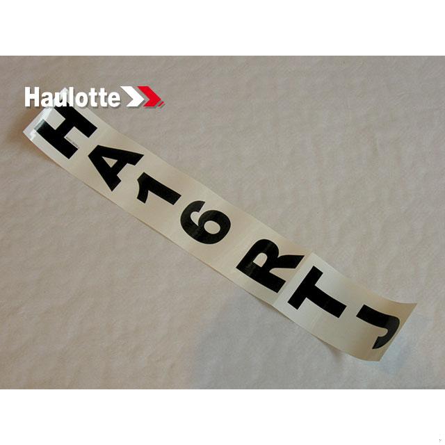 4000138090 Commercial Name Label | Genuine Haulotte