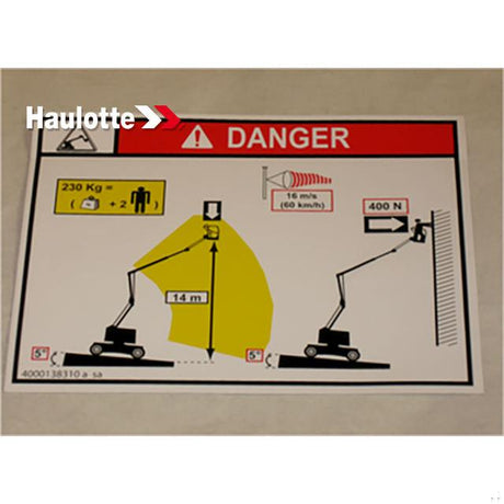 Part Number 4000138310 Load Height Ha16Rtj fits Haulotte