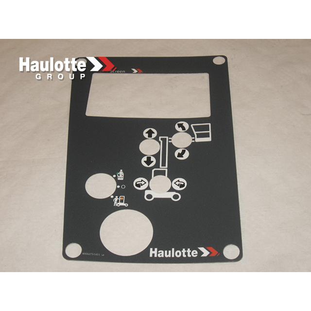 Part Number 4000275450 Lower Control Box Label, Star8-10 fits Haulotte