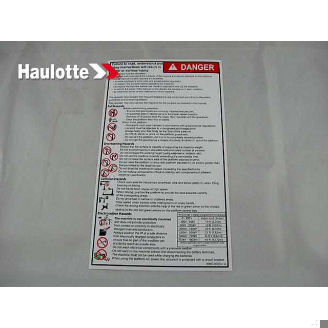 4000326910 Troubleshooting | Genuine Haulotte