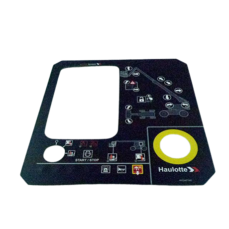 Part Number 4000467230 Push Button Board For Ht23Rtj fits Haulotte