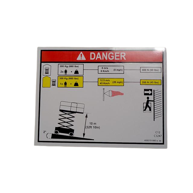 Part Number 4000701060 Load Height fits Haulotte