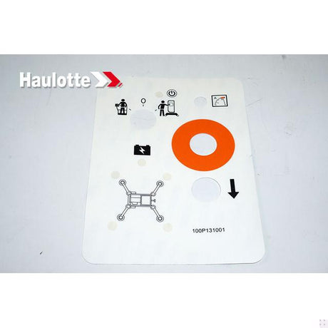 Part Number 4000713260 Turret Control Panel Label fits Haulotte