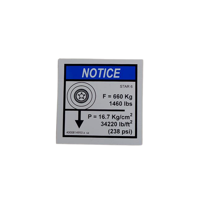 Part Number 4000814950 Ground Pressure, Load fits Haulotte