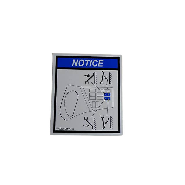 Part Number 4000821050 Mov Management Label fits Haulotte
