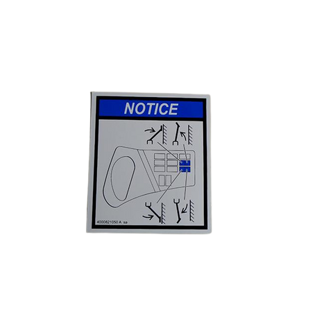 Part Number 4000821050 Mov Management Label fits Haulotte