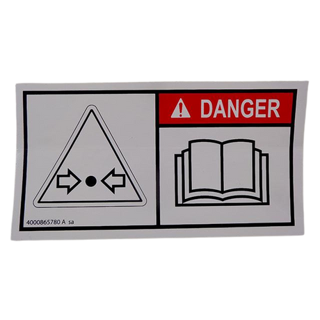 Part Number 4000865780 Danger fits Haulotte