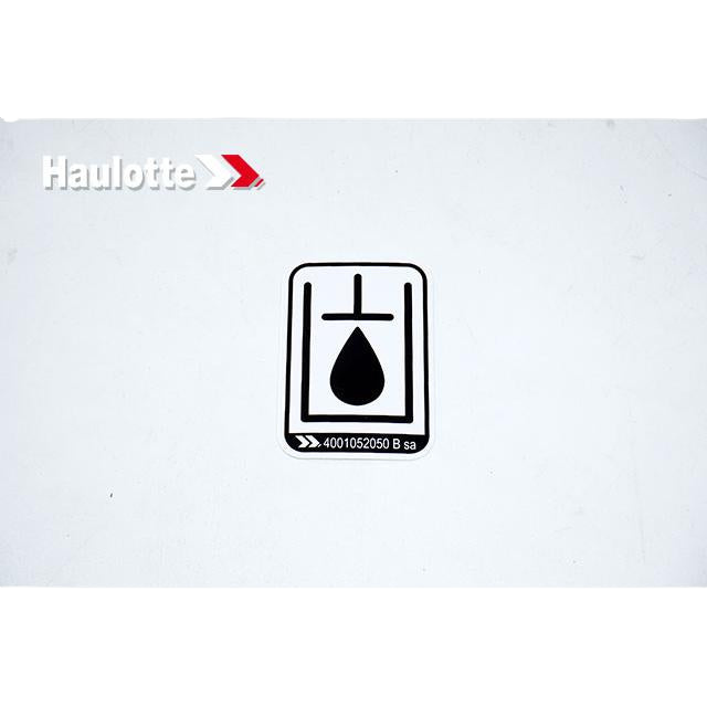 4001052050 Info-Explanation Label | Genuine Haulotte