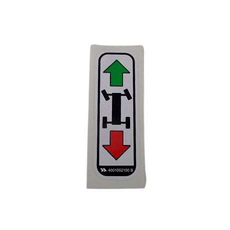 Part Number 4001052100 Mov Management Label fits Haulotte