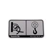 Part Number 4001052180 Machine Anchor Point Label fits Haulotte