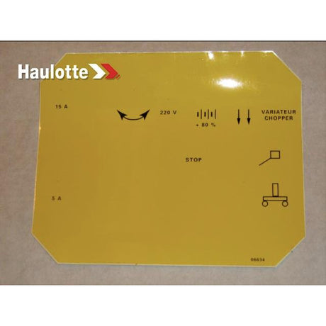Part Number ABM06634 Label fits Haulotte