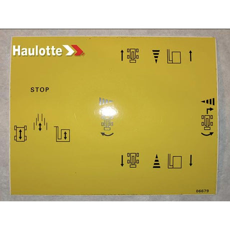 Part Number ABM06679 Label fits Haulotte