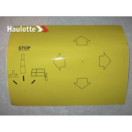 Part Number ABM158341 Label fits Haulotte