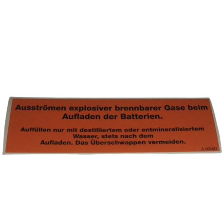 Part Number ABMA6068D Label fits Haulotte