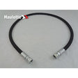 Part Number B02-01-0327 Hose, Hydraulic, #6 X 46In With #6 Fmorfs Str (Ext) (Red) And #6 Fmorfs Str (Ext) (Red) fits Haulotte