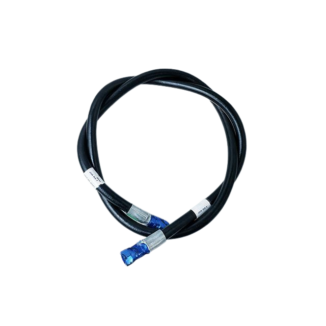 Part Number B02-01-0343 Hose, Hydraulic, #4 X 54In With #4 Fmorfs Str (Jib Ret) (Blue) And #6 Fmorfs Str (Jib Ret) (Blue) fits Haulotte