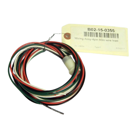 Part Number B02-15-0355 Wiring Assembly-4Pin 60In Wire Lead fits Haulotte