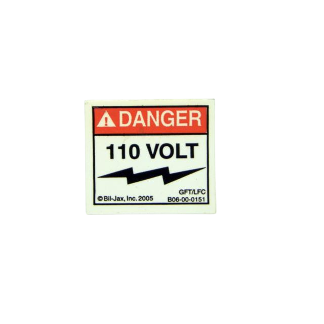 B06-00-0151 Decal-Danger 110 Volt | Genuine Haulotte