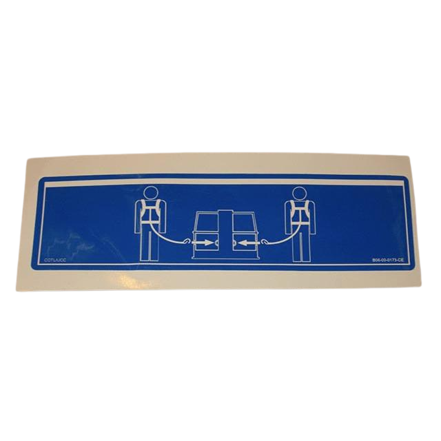 B06-00-0173-CE Decal-Attach Points-Ce, 7.5In X | Genuine Haulotte