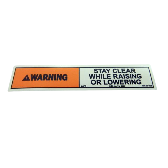 B06-00-0225 Decal-Warn-Stay Clear | Genuine Haulotte