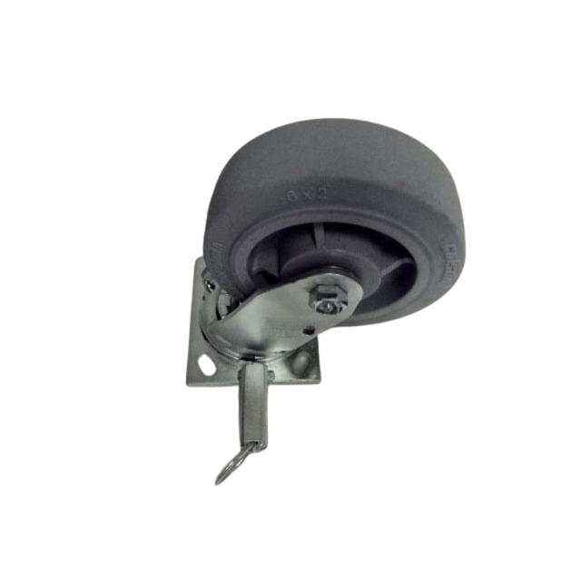 Part Number B08-01-0003 Caster-6In-Plt-Swl Lck-Nm Rubb fits Haulotte