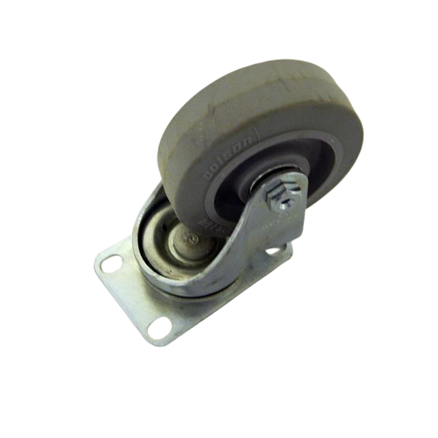 Part Number B08-01-0020 Caster-3 1/2-Plt-Swivl-Nm Rub fits Haulotte
