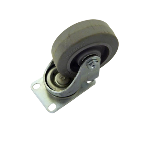 Part Number B08-01-0020 Caster-3 1/2-Plt-Swivl-Nm Rub fits Haulotte