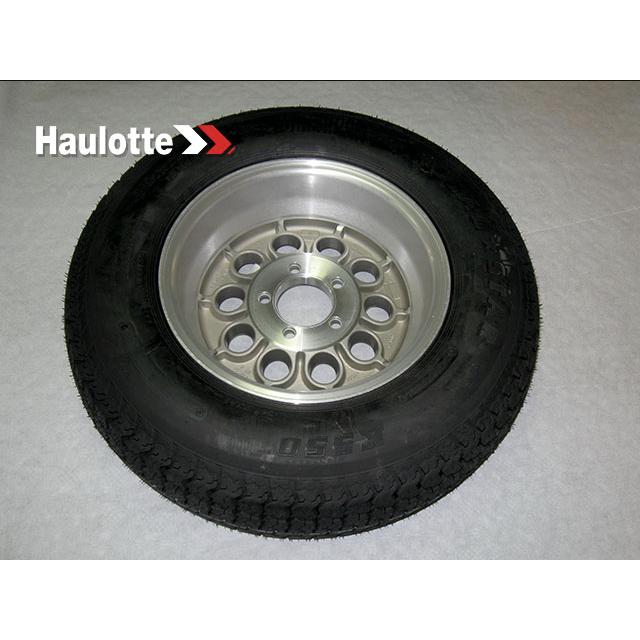 Part Number B08-02-0024 Wheel Assembly-75D14C/5H Mod Alum fits Haulotte