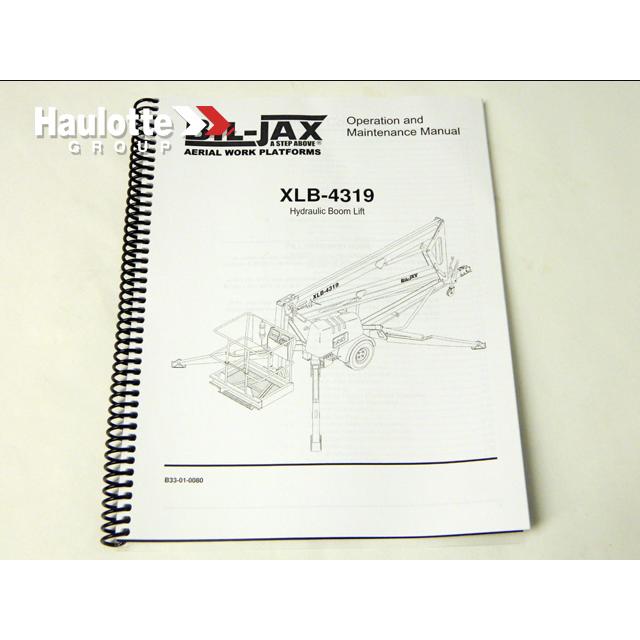 Part Number B33-01-0080 Manual-Operat-Maint Xlb-4319 fits Haulotte