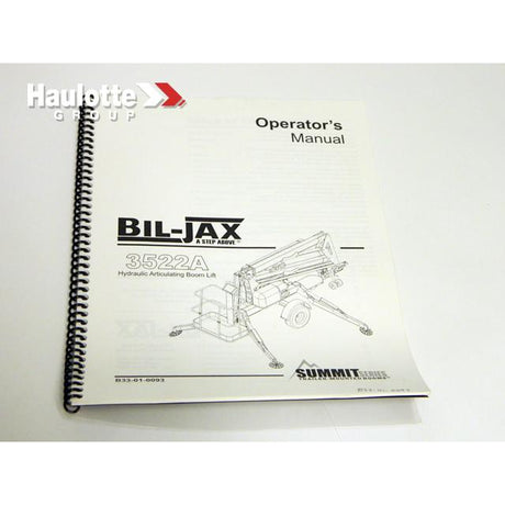 Part Number B33-01-0093 Manual-Operation-3522A fits Haulotte