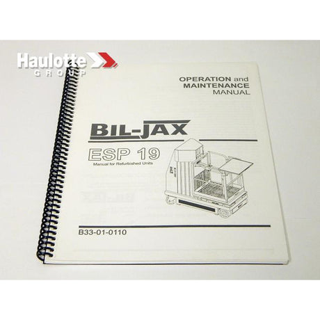 Part Number B33-01-0110 Manual-Oper-Service Esp 19-Euclid fits Haulotte