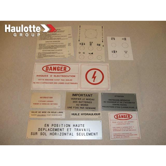 KITETIQH960-1150E Label Kit | Genuine Haulotte