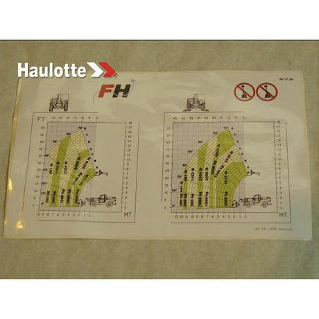 Part Number NFHPR720010303 Label fits Haulotte