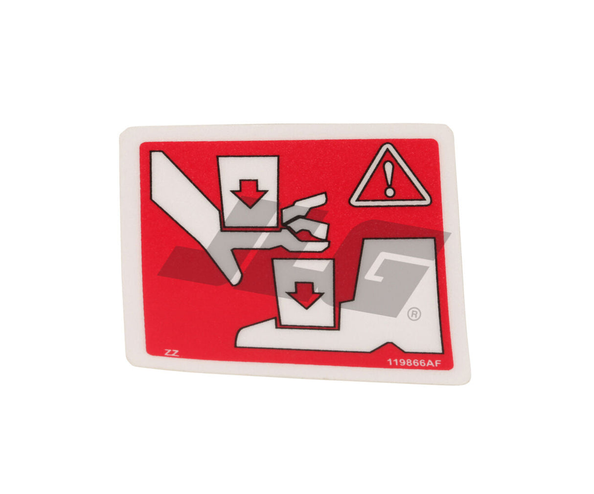 IP70445 Decal Pinch Hazard | JLG