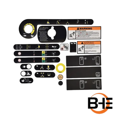 Part Number 1001109181 Platform Console Decal Kit