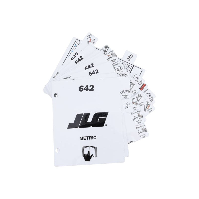 JLG 1001206368 Load, Booklet 642 Nor - Genuine JLG Replacement Part | BHE Lift Parts