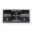 JLG 10138180 Decal, Joystick (Lull #38180A) - Genuine JLG Replacement Part | BHE Lift Parts