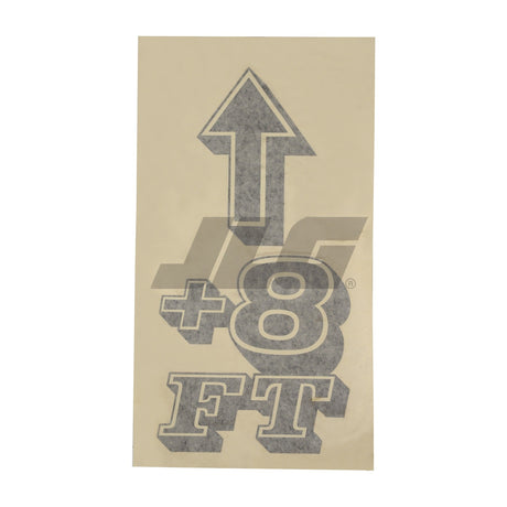 JLG 10239382 Decal, 8 Ft. Tower (Lull #39382B) - Genuine JLG Replacement Part | BHE Lift Parts