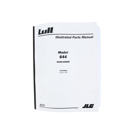 JLG 10709968 Master Parts Book, 644 (Lull #P09968) - Genuine JLG Replacement Part | BHE Lift Parts