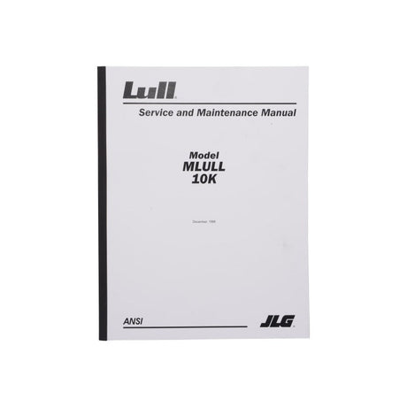 JLG 10709971 Service Manual, M10K (Lull #P09971) - Genuine JLG Replacement Part | BHE Lift Parts
