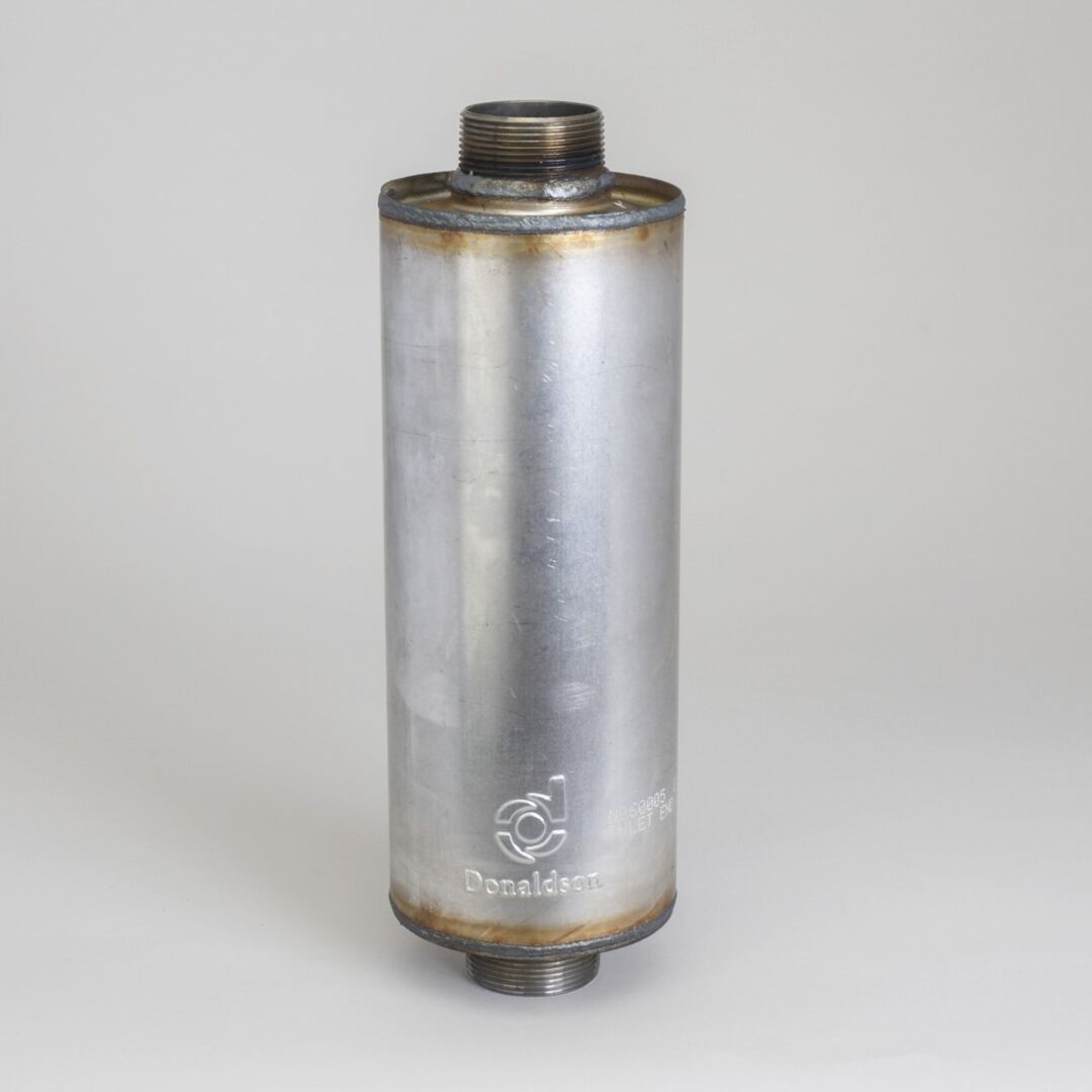 M060005 D/S, Muffler, Round Style 1 | Donaldson