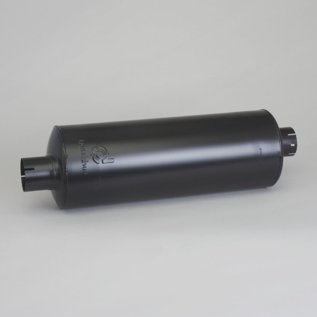 M065139 D/S, Muffler, Round Style 2 | Donaldson
