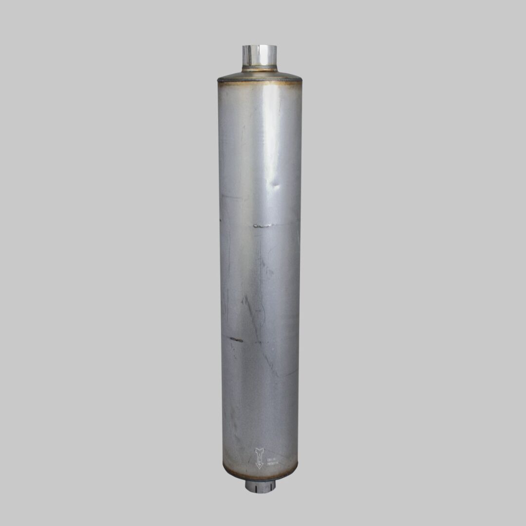 M090146 D/S, Muffler, Round Style 1 | Donaldson