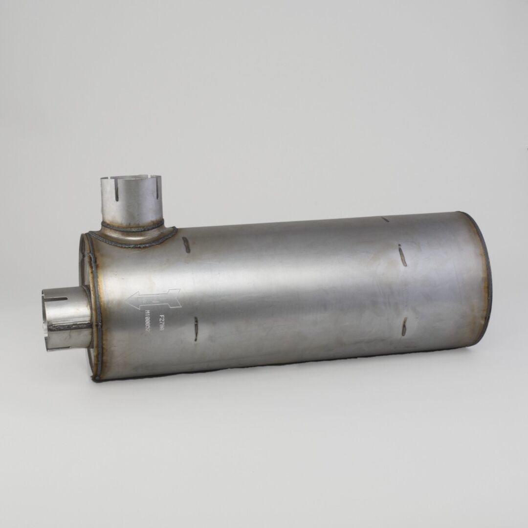 M100052 D/S, Muffler, Round Style 4 | Donaldson
