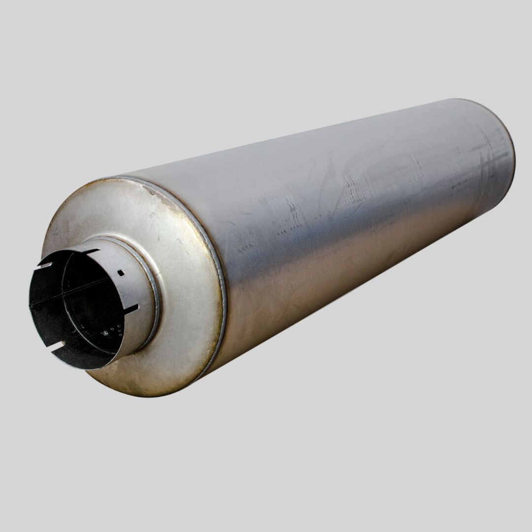 M100465 D/S, Muffler, Round Style 1 | Donaldson