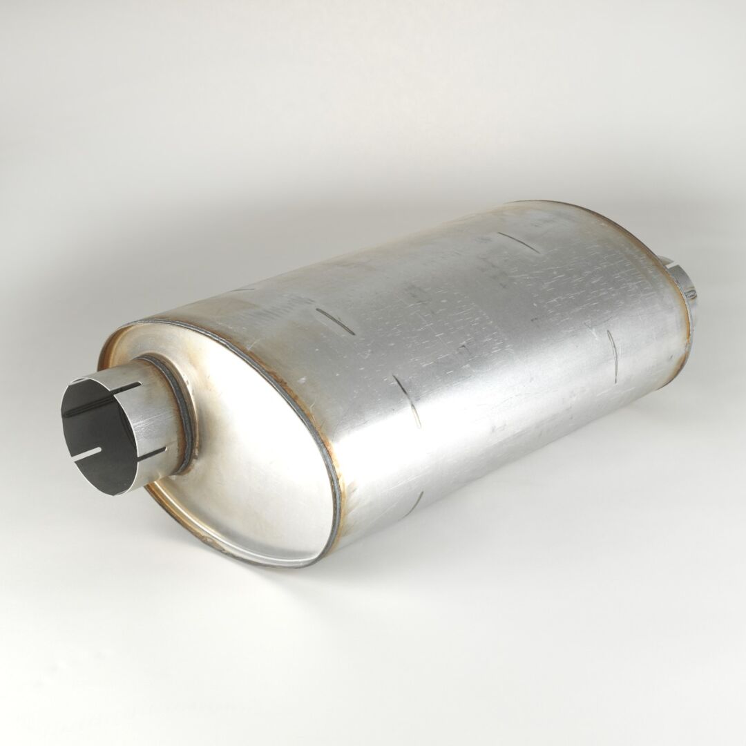 M120225 D/S, Muffler, Oval Style 2 | Donaldson